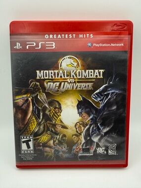 Mortal Kombat vs. DC Universe (PS3) - Red Greatest Hits Case